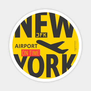 New York Yellow Taxi color style Magnet